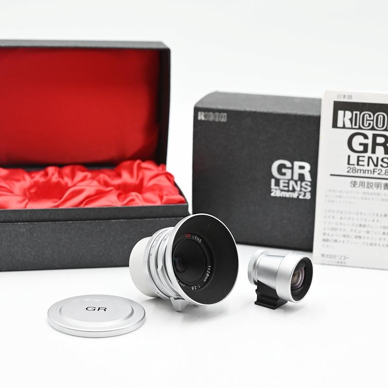 RICOH GR 28mm F2.8 Silver L39 ファインダー付き 交換レンズ