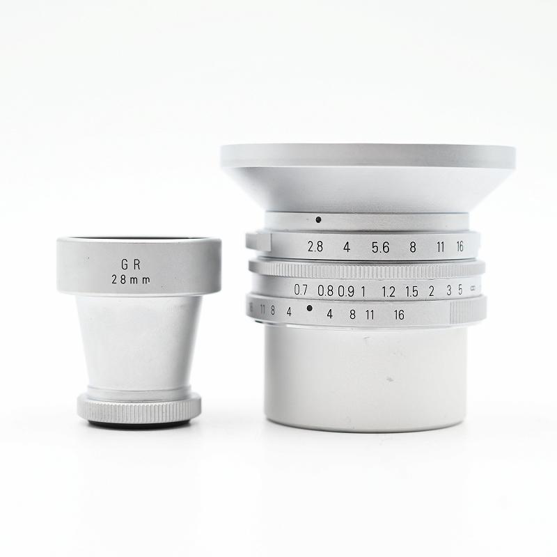 RICOH GR 28mm F2.8 Silver L39 ファインダー付き 交換レンズ