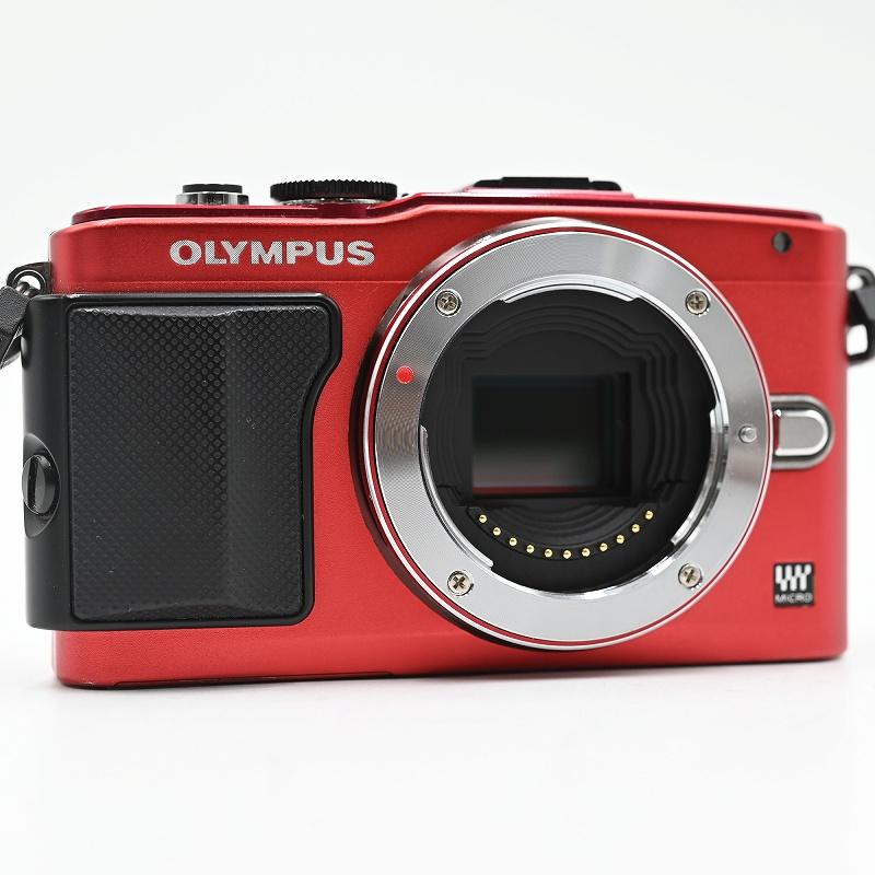 OLYMPUS オリンパス ミラーレス一眼 PEN Lite E-PL6 14-42mm 40-150mm RED (ショット数5831枚) ミラーレス一眼レフカメラ |  | 01