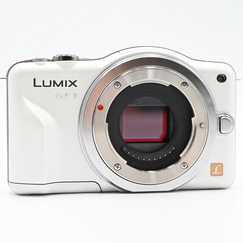 Panasonic パナソニック LUMIX GF3 14mm 14-42mm ミラーレス一眼カメラ シェルホワイト DMC-GF3W-W コンパクトデジタルカメラ |  | 01