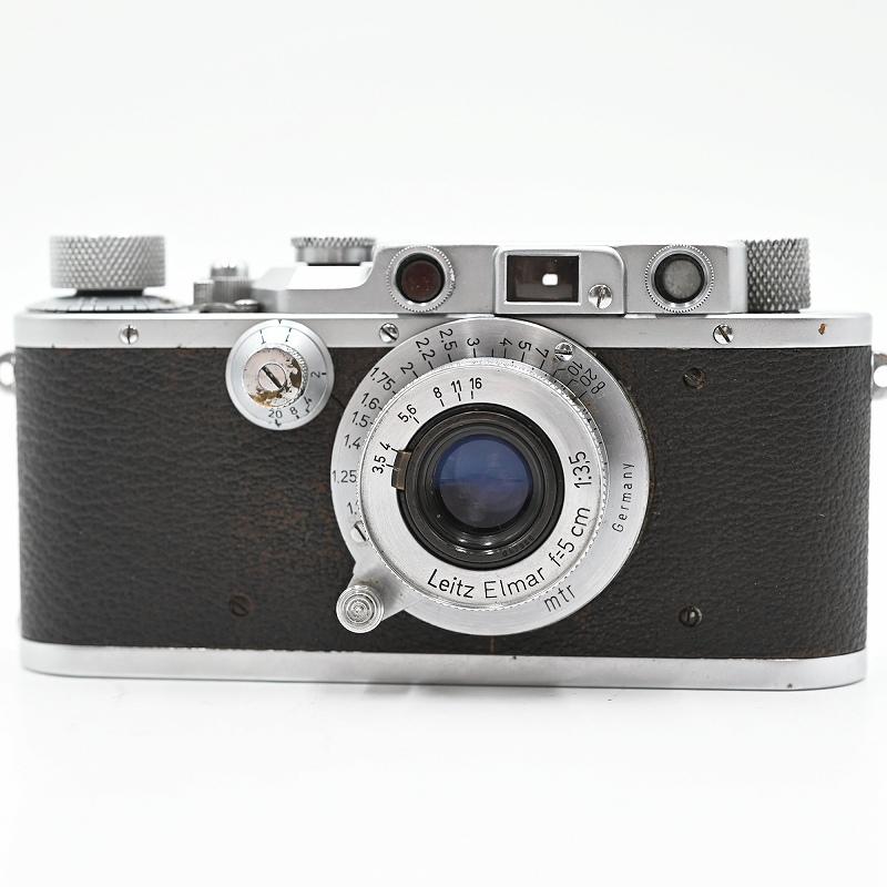 Leica IIIa Elmar 5cm F3.5 レンジファインダー フィルムカメラ フィルムカメラ |  | 02