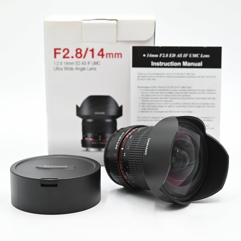 SAMYANG サムヤン 単焦点広角レンズ 14mm F2.8 ED AS IF UMC ソニー αE用 交換レンズ | 