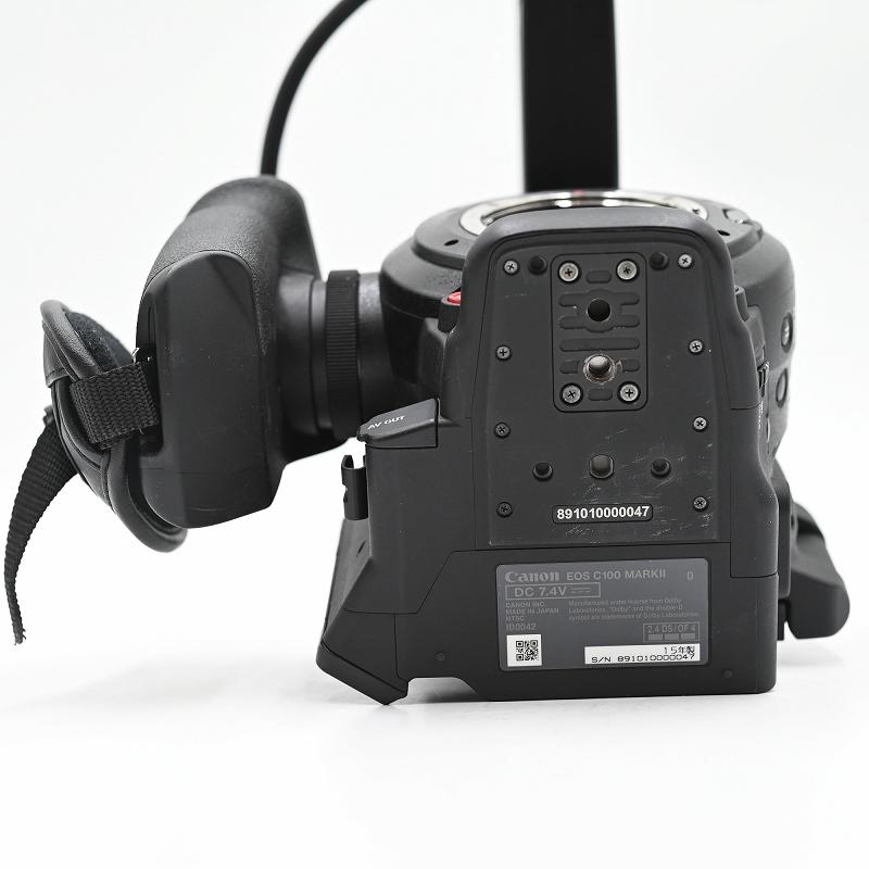 Canon キヤノン EOS C100 Mark II ボディー デジタルシネマカメラ EFマウント (通電時間351H) ビデオカメラ |  | 05