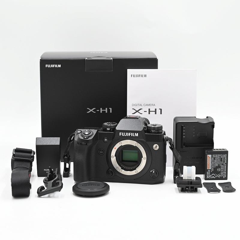 FUJIFILM 富士フイルム ミラーレス一眼カメラ X-H1ブラック X-H1 (ショット数24枚) ミラーレス一眼レフカメラ | 