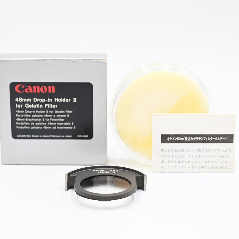 Canon キヤノン 48mm Drop-in Holder II for Gelatin Filter アクセサリー | 