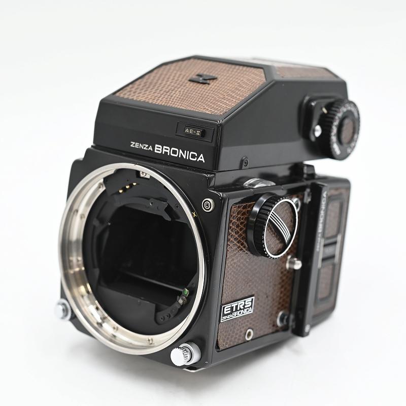 ZENZA BRONICA ETRS 120フィルムバック AE-IIプリズム アニバーサリーブラウン フィルムカメラ | 