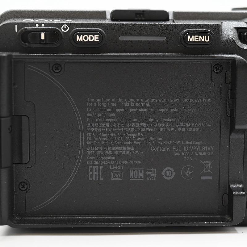Sony ソニー ILME-FX3 プロフェッショナルシネマカメラ (35言語)(シャッター4425枚) ミラーレス一眼レフカメラ |  | 07