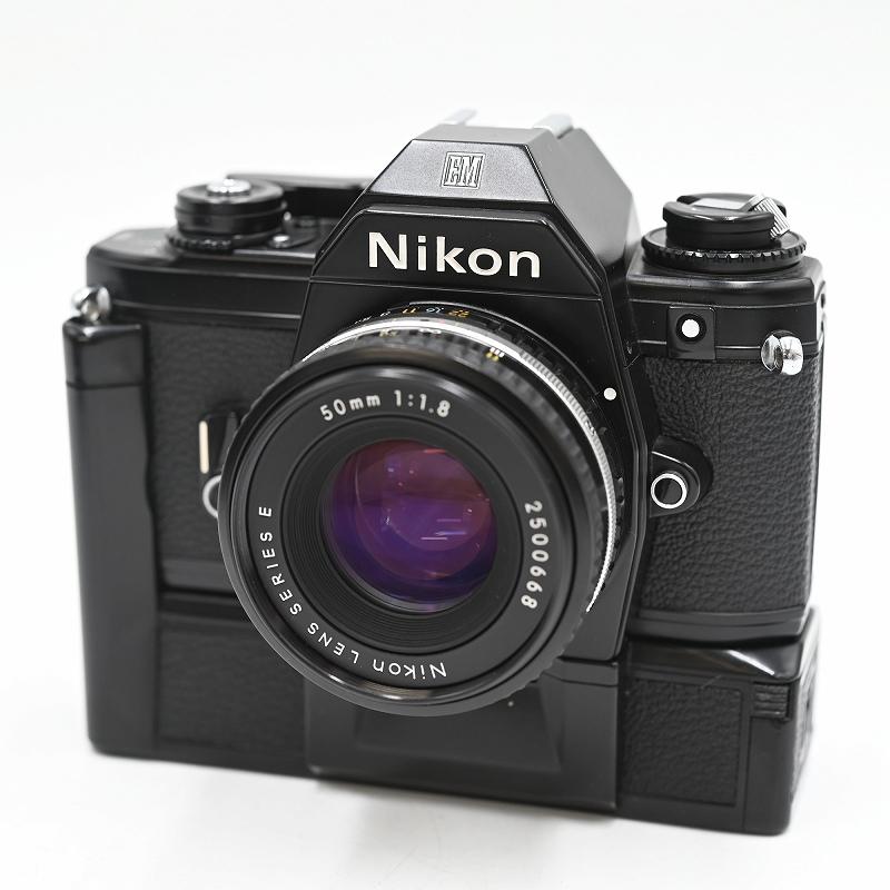 Nikon ニコン EM MD-E Eレンズ E28 E35 E50 E100 E135 E36-72 E75-150 フィルムカメラ |  | 01