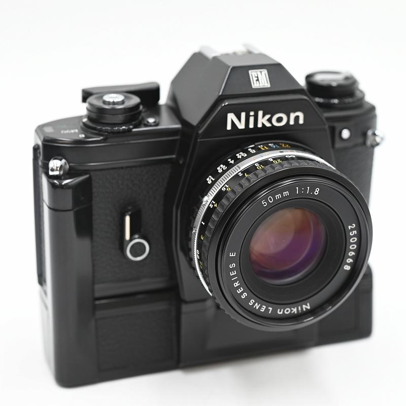 Nikon ニコン EM MD-E Eレンズ E28 E35 E50 E100 E135 E36-72 E75-150 フィルムカメラ |  | 02