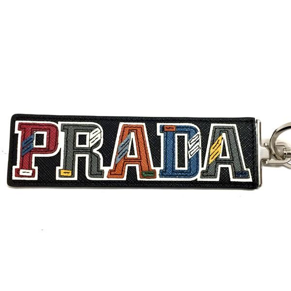 プラダ キーホルダー PRADA 2TL254 2EC4 F0SGI SAFFIANO CHARAC NERO M