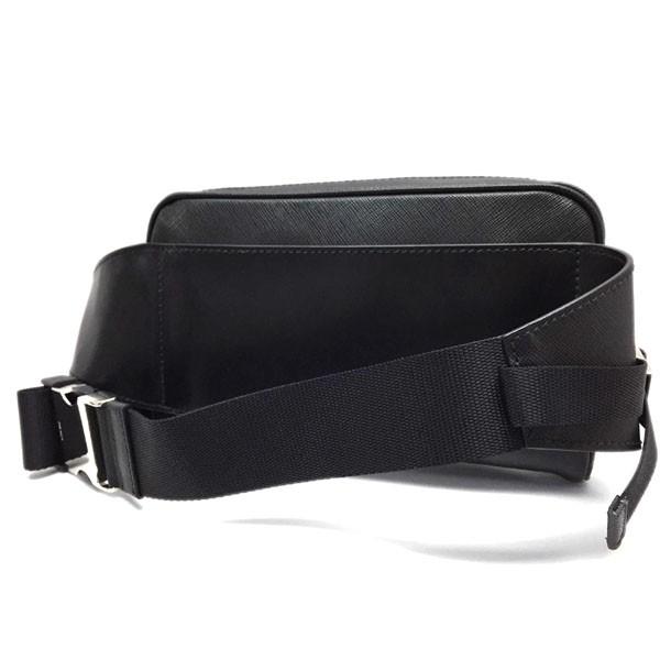 プラダ バッグ サフィアーノレザーベルトバッグ PRADA メンズ ボディバッグ ショルダーバッグ 2VL012 9Z2 F0002 SAFFIANO TRAVEL NERO ブラック プラダ ブラック