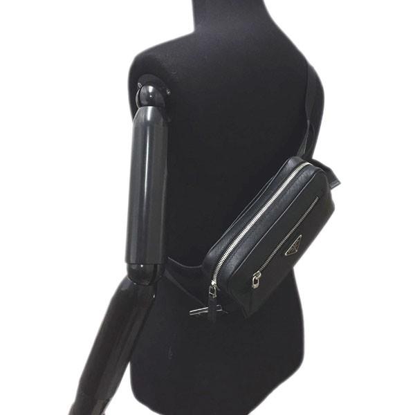 プラダ バッグ サフィアーノレザーベルトバッグ PRADA メンズ ボディバッグ ショルダーバッグ 2VL012 9Z2 F0002 SAFFIANO TRAVEL NERO ブラック プラダ ブラック