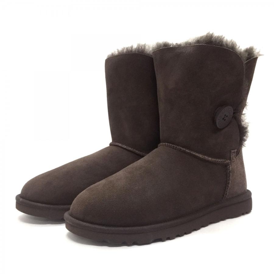 UGG Bailey Button Bootsベイリーボタン ムートン ショートブーツ CHOCOLATE/チョコレート Bailey