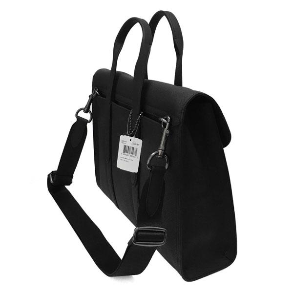 夏セール12 Off開催中 ブラック レザー ポートフォリオ メトロポリタン Qb Bk Coach ブリーフケース ビジネスバッグ 2way メンズ バッグ コーチ バッグ Qb Bk