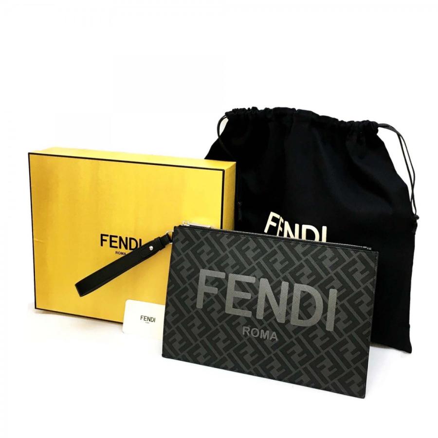 5☆大好評 フェンディ バッグ FENDI メンズ FFモチーフ ファブリック
