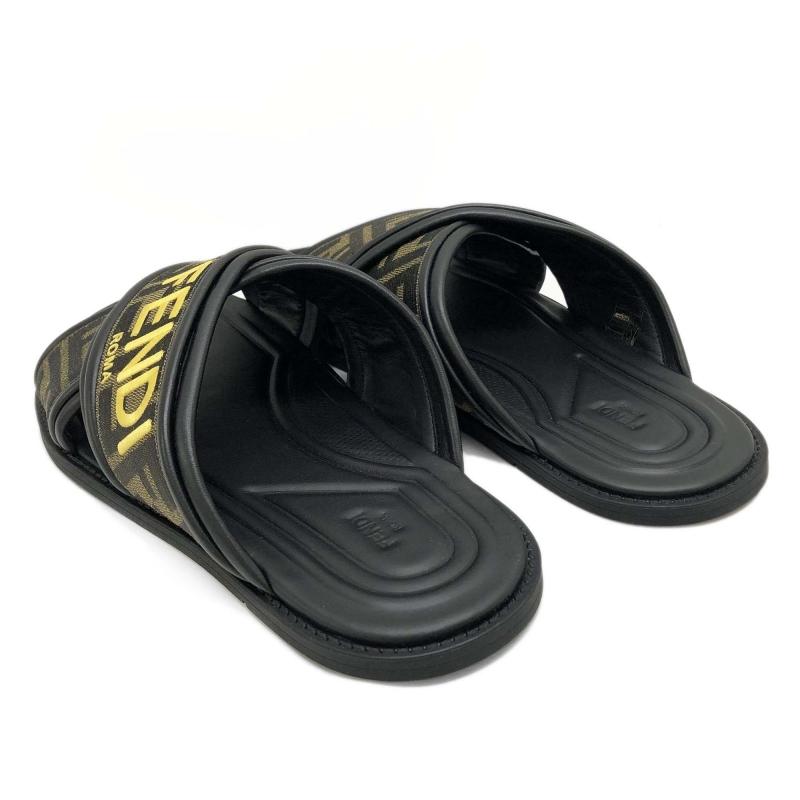 新品FENDI 7X1548 AJZE F1HGM スライドサンダル サイズ 7-