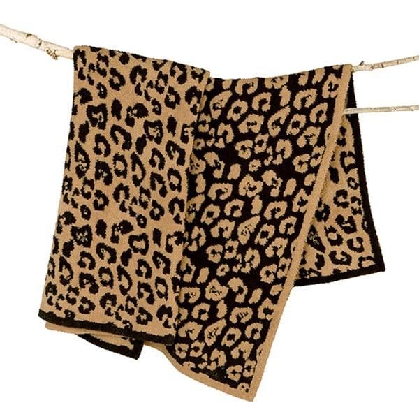 BAREFOOT DREAMS ベアフットドリームス BAREFOOT IN THE WILD THROW COZYCHIC LEOPARD