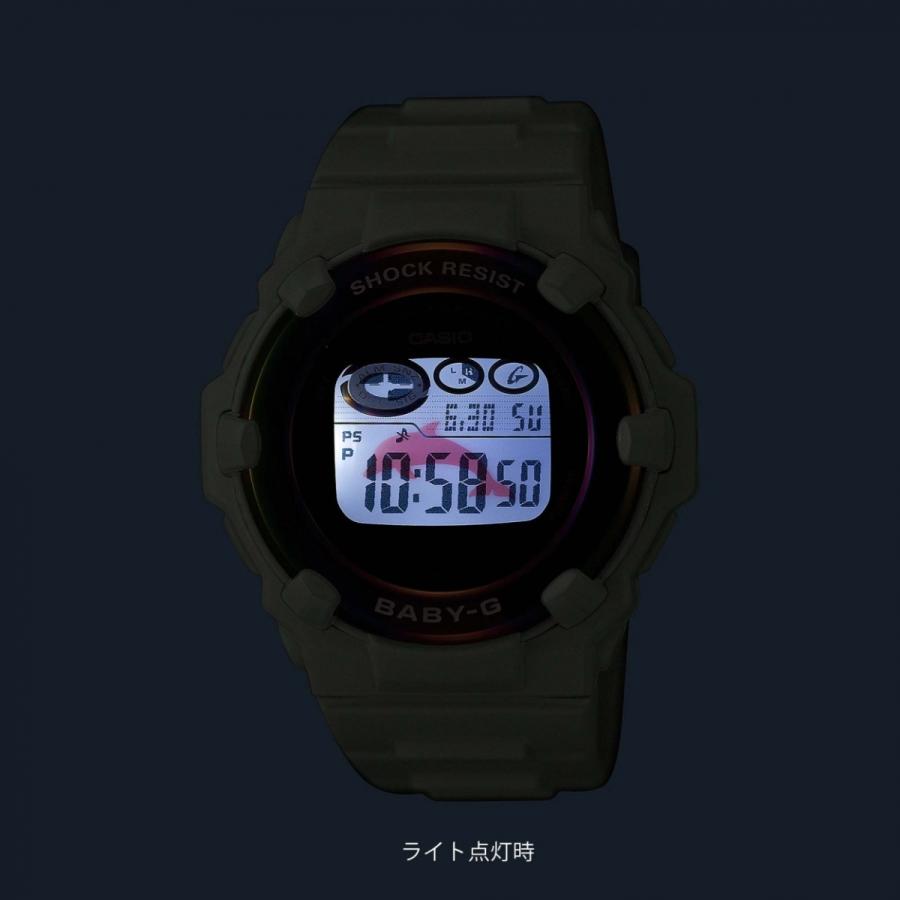 CASIO カシオ BABY-G BGR-3000UK-7JR アイサーチ・ジャパン コラボレーションモデル レディース 腕時計 ホワイト CASIO 3000UK 7JR ジャパン