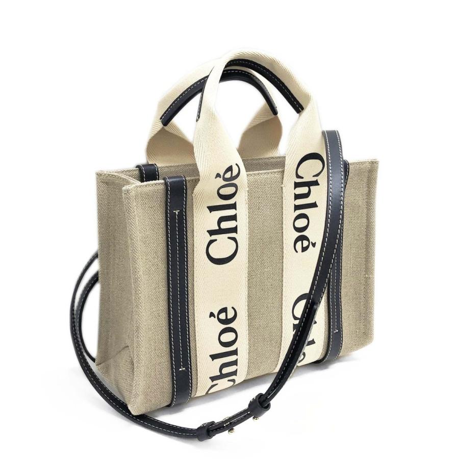 クロエ バッグ Chloe WOODY スモール トートバッグ CHC22AS397 I26 91J