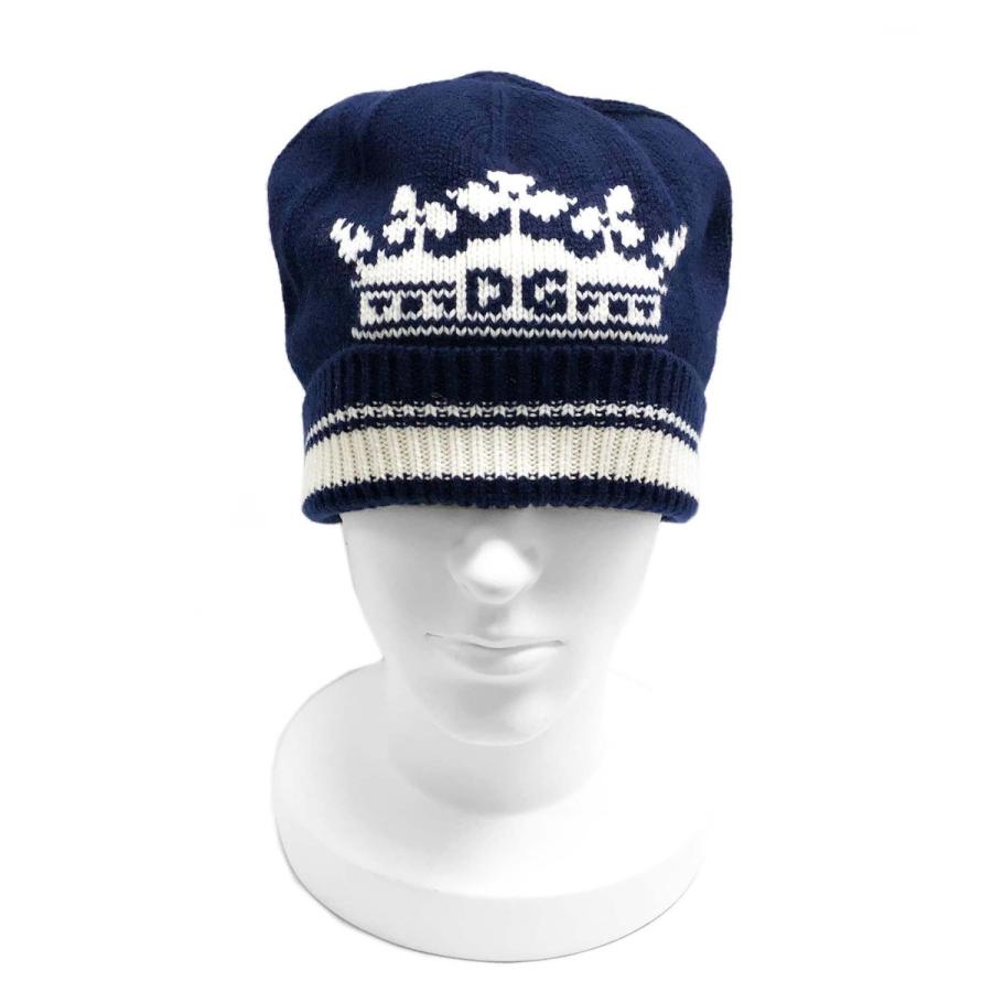 ドルチェガッバーナ ドルガバ ニット帽 リブ カシミヤ ニットキャップ