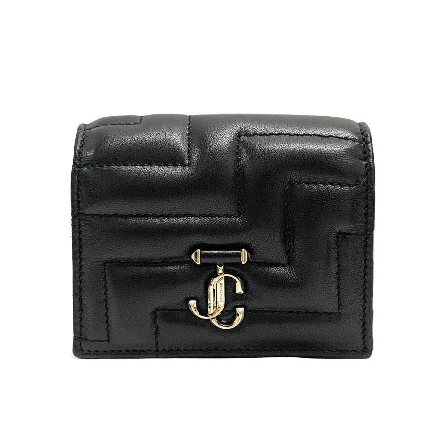 ジミーチュウ 財布 Jimmy Choo JCロゴ付き アベニュー ナッパレザー・ウォレット HANNE NBA BLACK/LIGHT GOLD  レディース 二つ折り財布 ブラック :hanne-nba-bklgd:アルターエゴ - 通販 - Yahoo!ショッピング