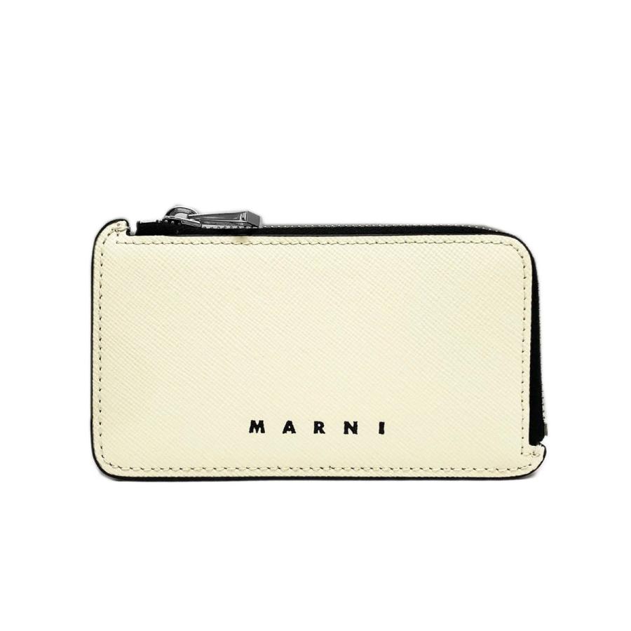 マルニ カードケース MARNI サフィアーノレザー製 ジップアラウンドカードケース PFMI0036L0 LV520 Z613N レディース