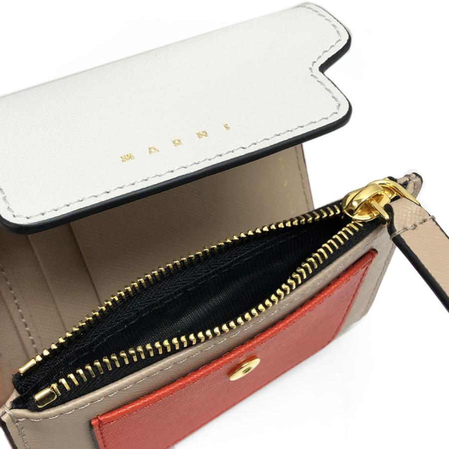 マルニ 財布 MARNI サフィアーノレザー製 ウォレット PFMO0052U8 LV520