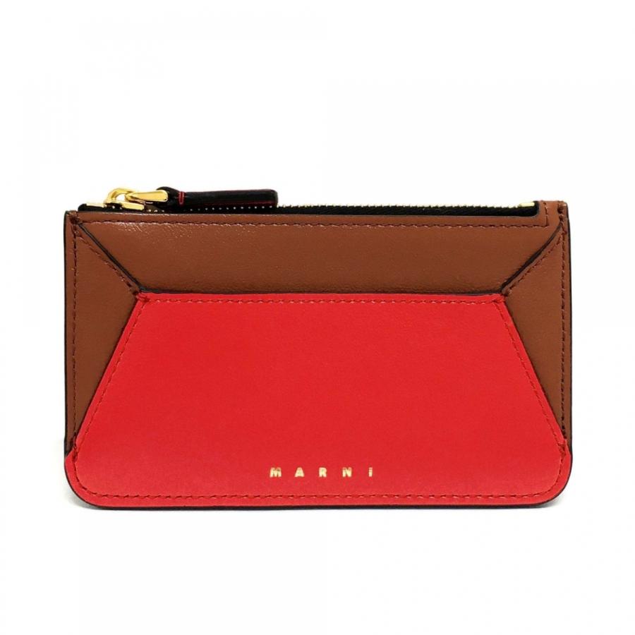 新品】マルニ カードホルダー ネックストラップ付 カードケース パス