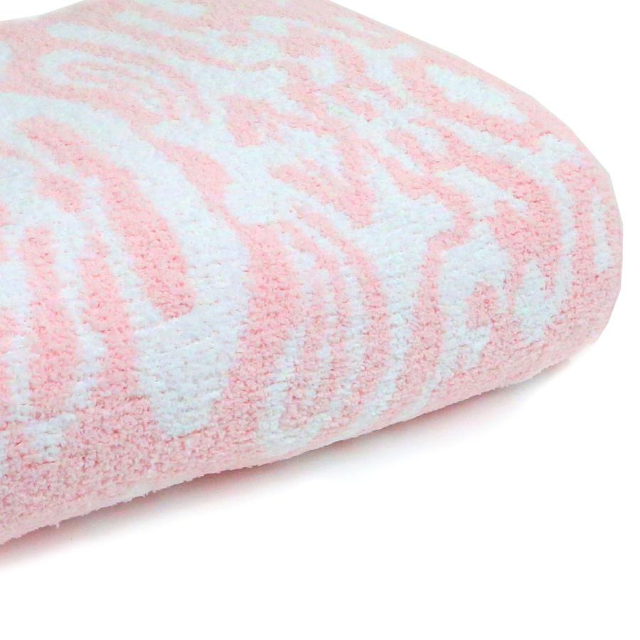 Kashwere カシウェア ダマスク 織柄 クイーン ブランケット ピンク ホワイト Damask Patterned Queen