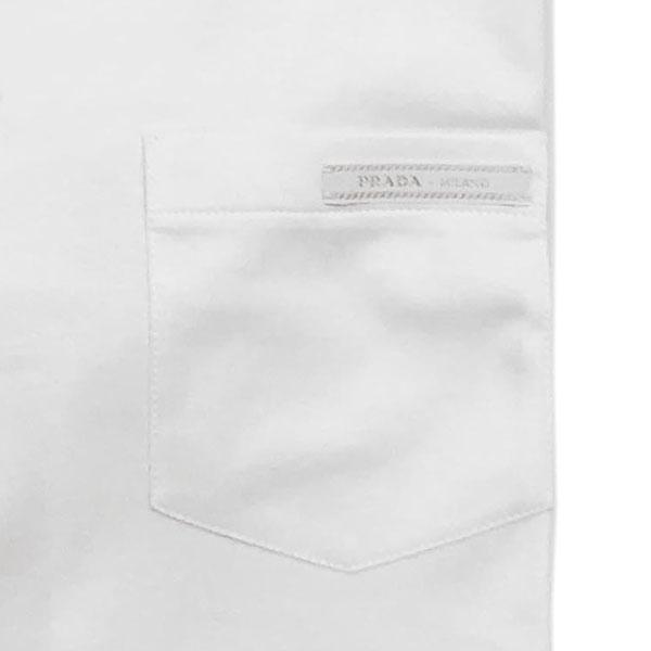 プラダ Tシャツ メンズ PRADA UJN006 1GAW F0009 丸首 BIANCO ホワイト 
