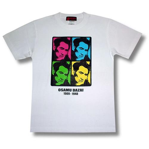 Tシャツ 太宰治 白 アンディ・ウォーホルメンズ レディース 人間失格