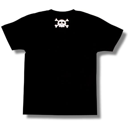 【土日も発送】 Tシャツ ドクロ  キュートなスカル かわいい クロスボーン 黒 メンズ レディース alt-s｜alternativeclothing｜02