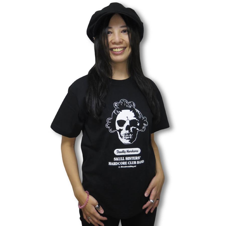 土日も発送】 Tシャツ スカル姉さん ドクロ ハードコアクラブバンド