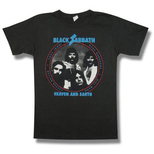 土日も発送】 Tシャツ ブラックサバス BLACK SABBATH ヘブン＆アース 