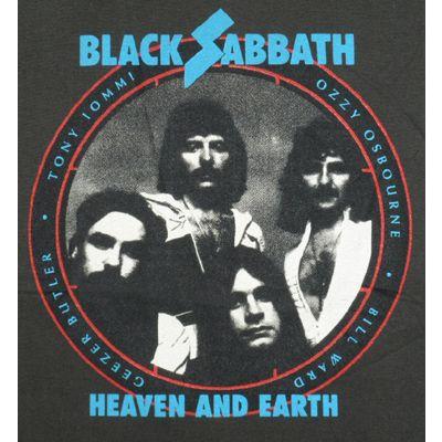 土日も発送】 Tシャツ ブラックサバス BLACK SABBATH ヘブン＆アース 