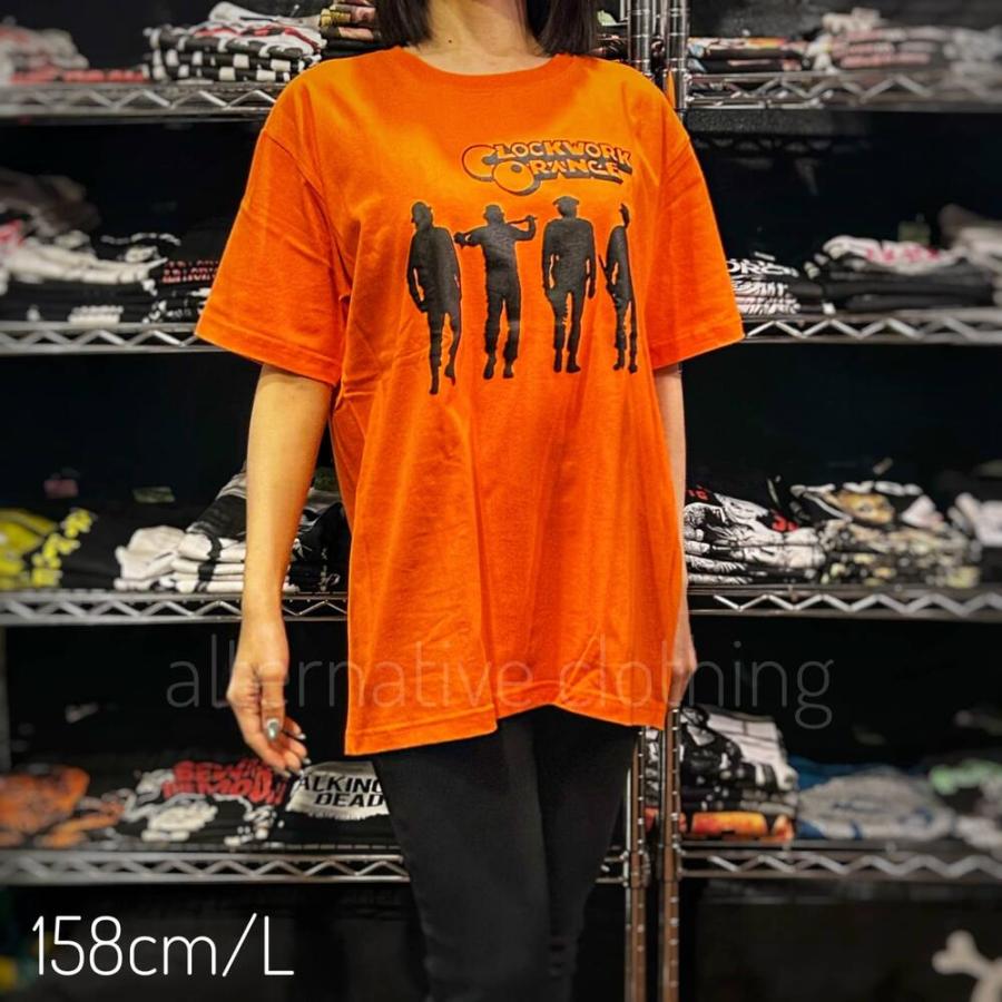 Tシャツ 時計じかけのオレンジ CLOCKWORK ORANGE オレンジ 映画 メンズ