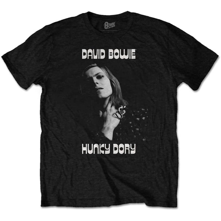 DAVID BOWIE デヴィッド・ボウイ HUNKY DORY 1 ブラック 黒 Tシャツ 