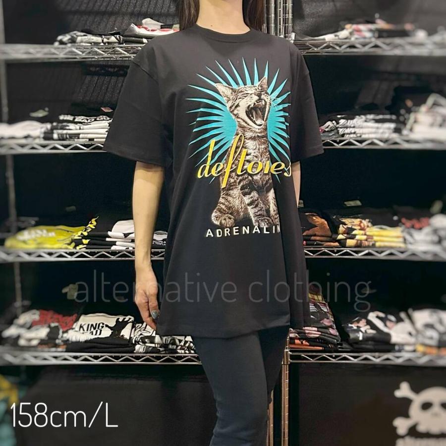 Deftones デフトーンズ 猫 メンズ レディース ロックTシャツ バンドT