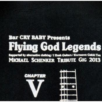 【土日も発送】 Tシャツ マイケル・シェンカー祭り FLYING GOD伝説Vol.05 Michael Schenker  ロック 黒 メンズ｜alternativeclothing｜02