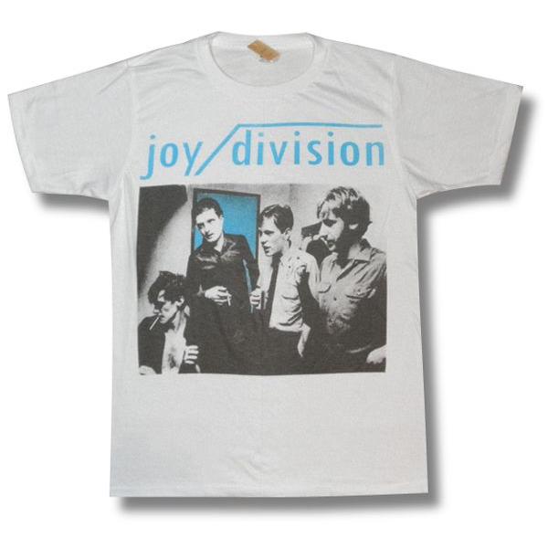 【土日も発送】 Tシャツ JOY DIVISION イアン・カーティス ジョイ・ディヴィジョン ロック バンド bny 白 ナチュラルホワイト｜alternativeclothing