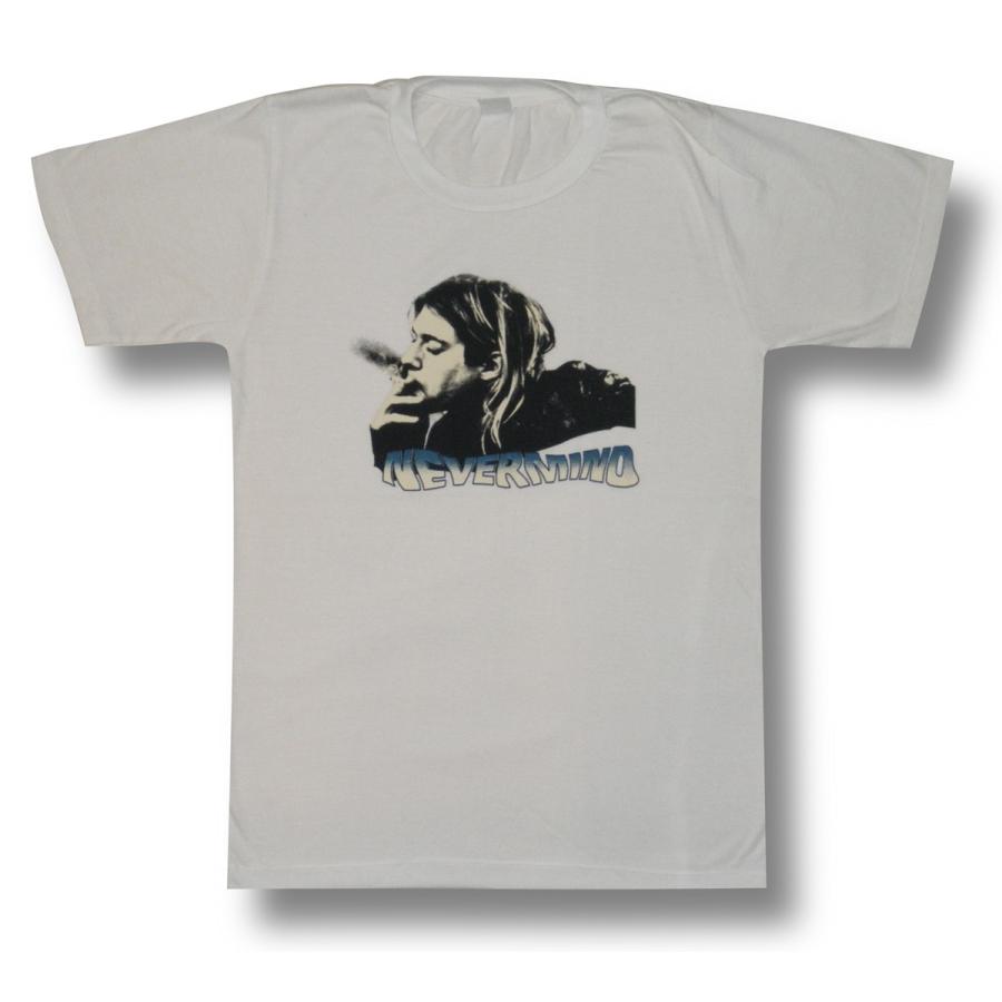Tシャツ KURT COBAIN カート・コバーン 白 ナチュラルホワイト NIRVANA 