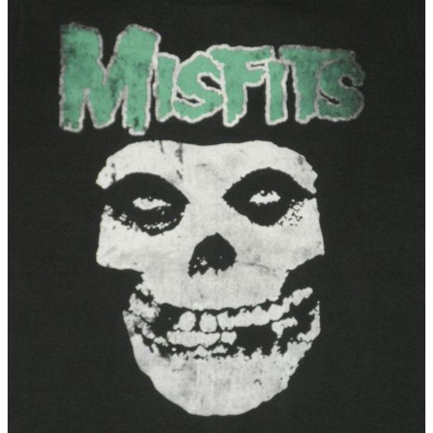 【土日も発送】 Tシャツ The Misfits ミスフィッツ クリムゾン・ゴースト 緑ロゴ メンズ レディース ロック バンド チャコール グレー bny｜alternativeclothing｜02