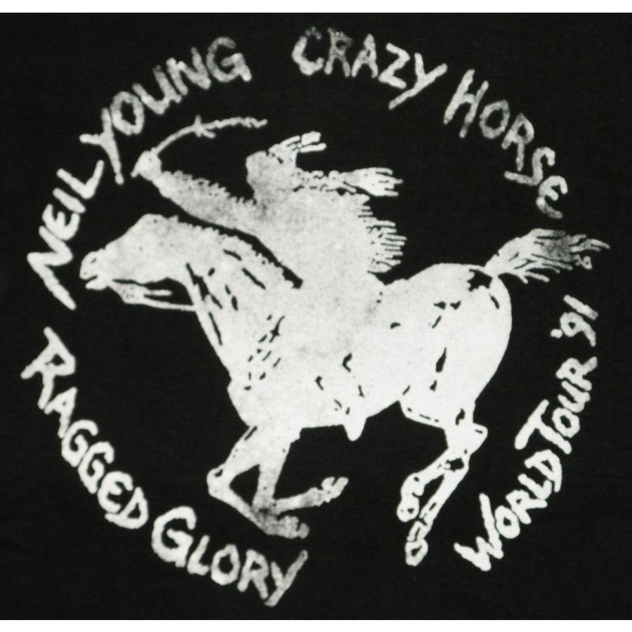 土日も発送】 Tシャツ ニール・ヤング NEIL YOUNG CRAZY HORSE WORLD