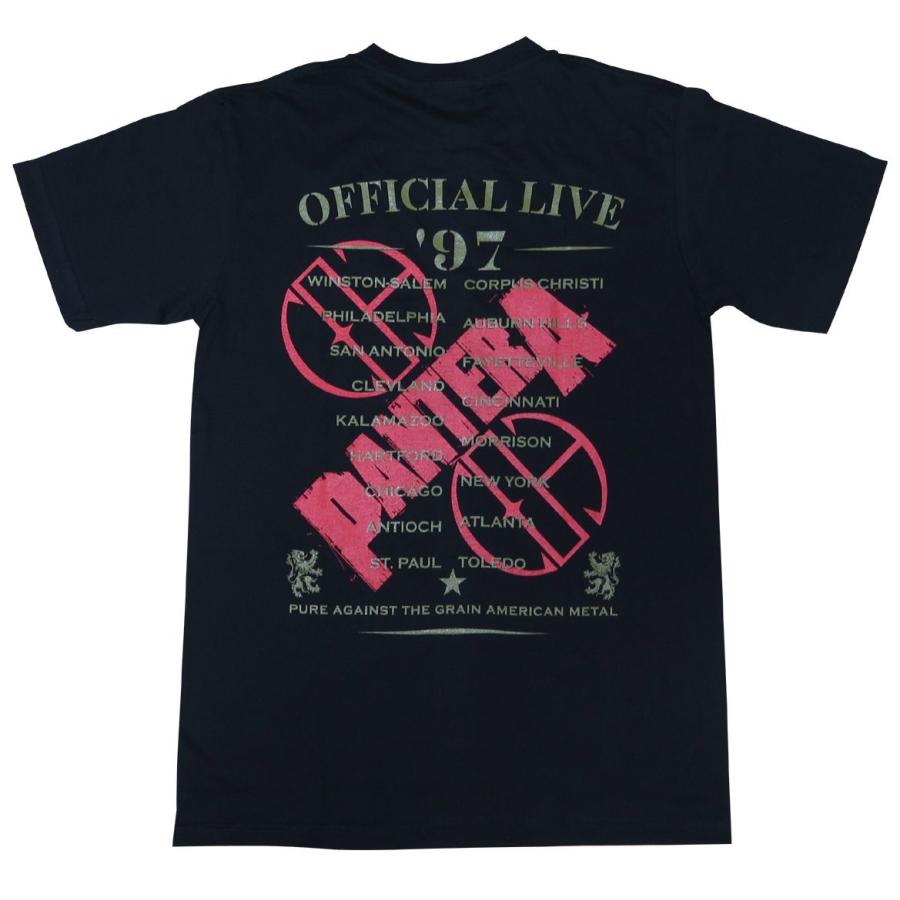 Tシャツ パンテラ PANTERA オフィシャルライブ'97 メンズ レディース