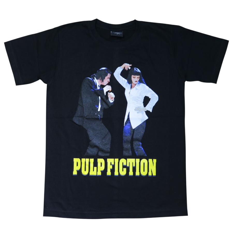 Tシャツ PULP FICTION パルプ・フィクション ダンス 黒 映画