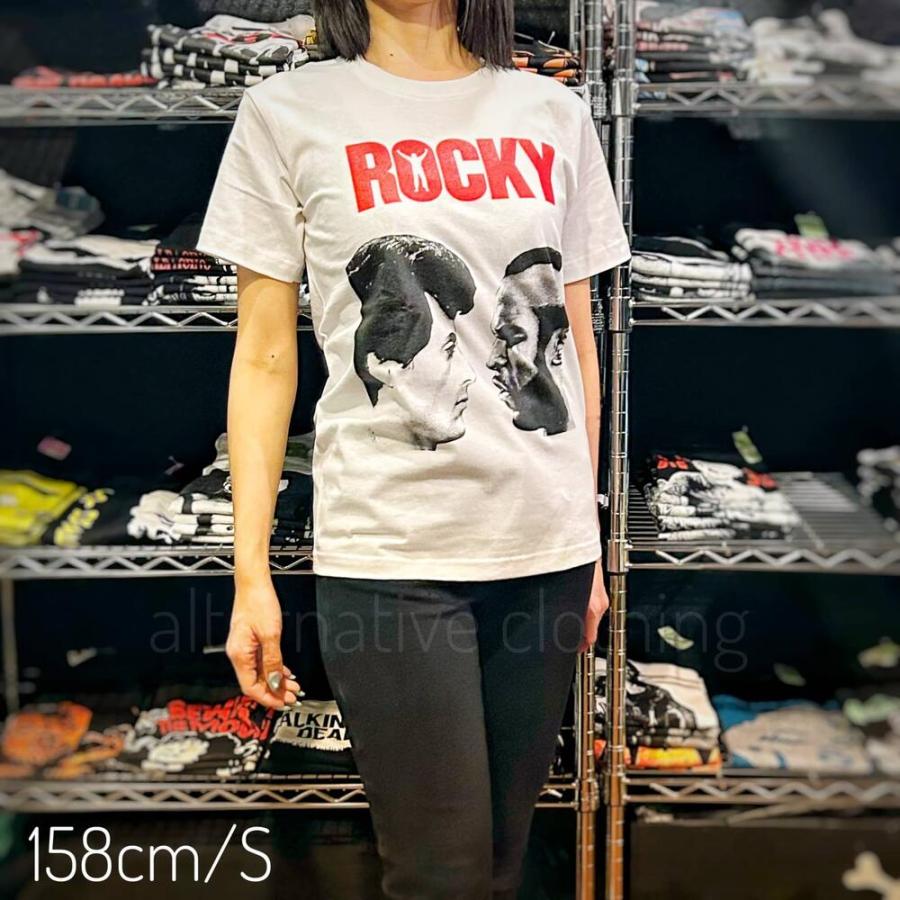 Tシャツ ロッキー シルヴェスター・スタローン ボクシング ホワイト 白