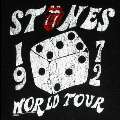 【土日も発送】 Tシャツ THE ROLLING STONES ローリング・ストーンズ 1972年ワールドツアー サイコロ バンド ロック｜alternativeclothing｜03