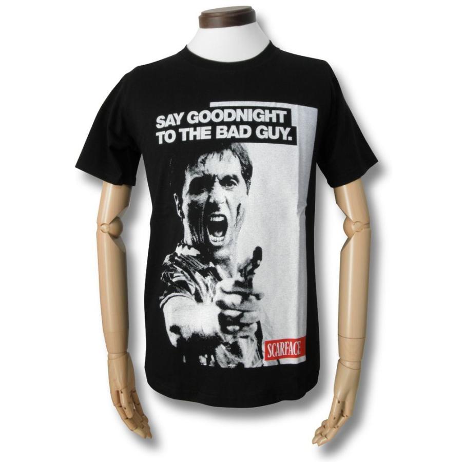 【土日も発送】 Tシャツ Scarface Al Pacino スカーフェイス アル・パチーノ 映画 黒 メンズ brw｜alternativeclothing