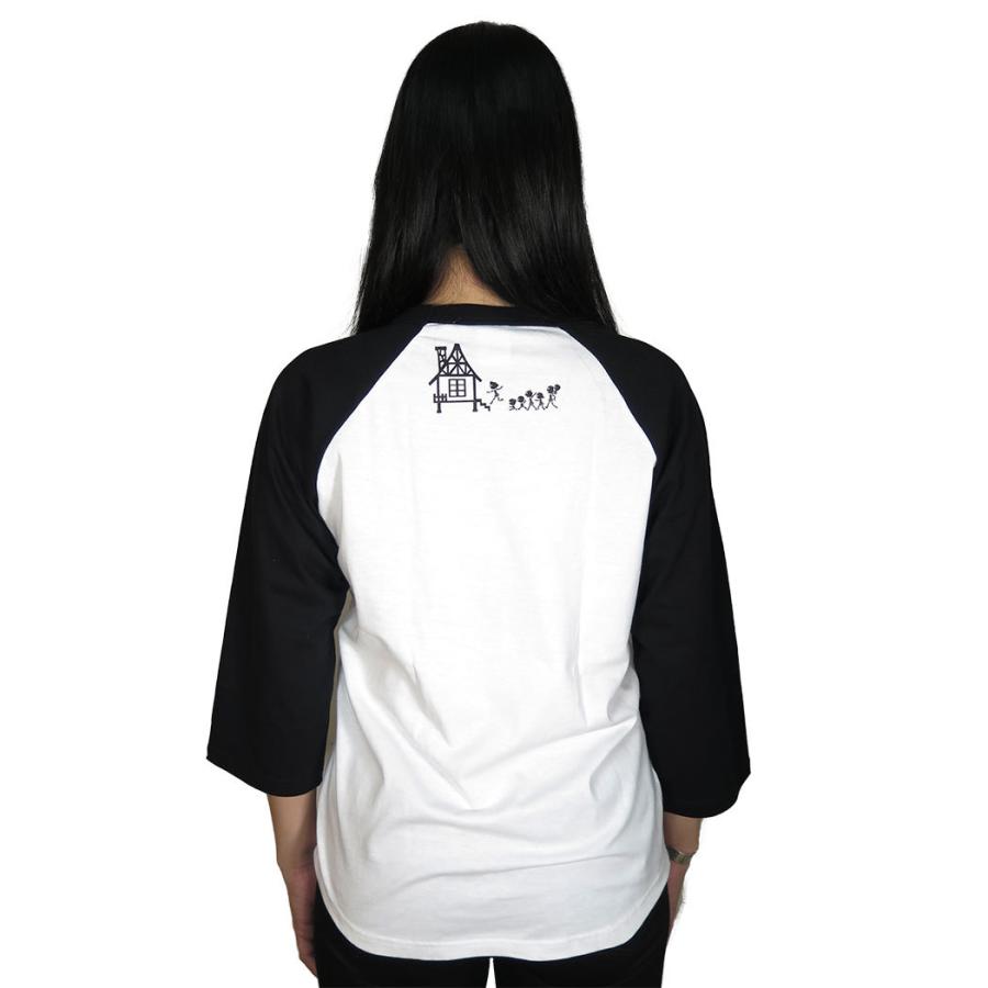 ラグラン Tシャツ ファミリー メンズ＆レディース 七分袖 パロディ