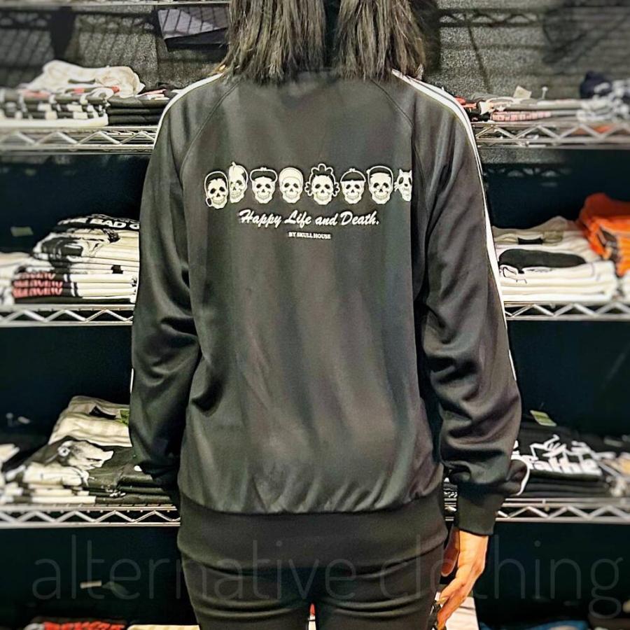 土日も発送】 スカルファミリー ジャージ トラックジャケット ブラック